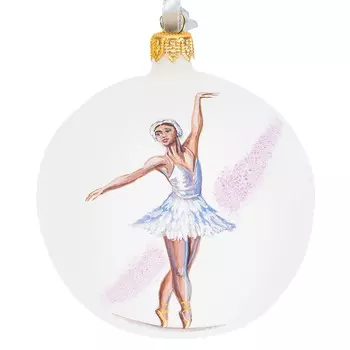 Шар Мануфактура подарков Балерина, белый