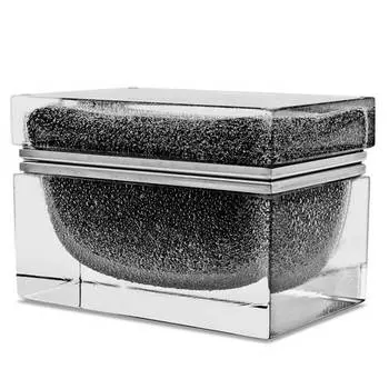 Шкатулка Alessandro Mandruzzato Rectangular black and silver