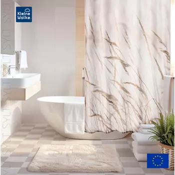 Штора для ванной комнаты Kleine Wolke Sylt Nature 180х200см
