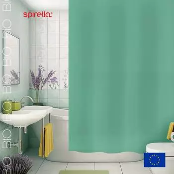Штора для ванной комнаты Spirella Bio green 180х200см