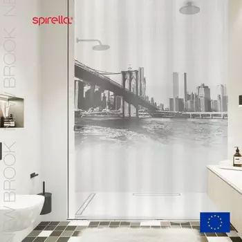 Штора для ванной комнаты Spirella New Brook