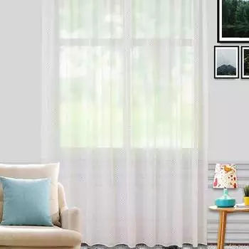 Штора готовая Pikamo 280x300см, цвет белый