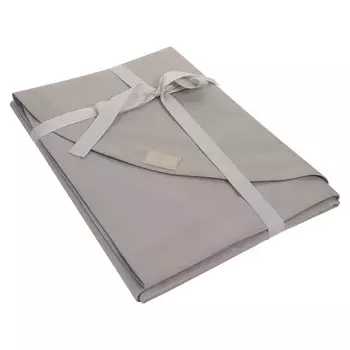 Скатерть Elpida овальная 160х210см, цвет серый