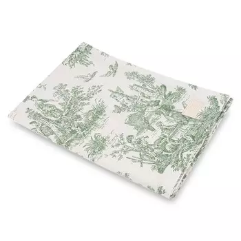 Скатерть Elpida Туаль де Жуи зелёная