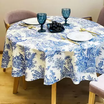 Скатерть круглая Elpida Туаль де Жуи 170см