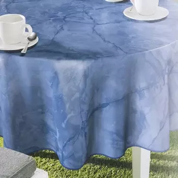 Скатерть овальная Milano 140x190см, цвет голубой