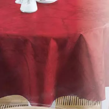 Скатерть овальная Milano 140x190см, цвет красный