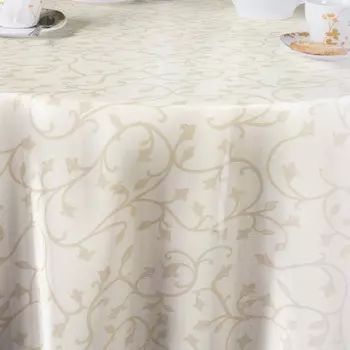 Скатерть овальная Peyer Milano 140x190см, цвет кремовый