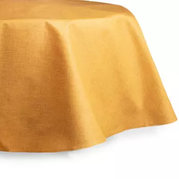 Скатерть 140x190см овальная Peyer Oslo, цвет желтый