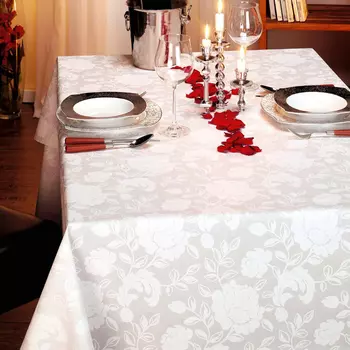 Скатерть Peyer Verona 130x160см, цвет белый