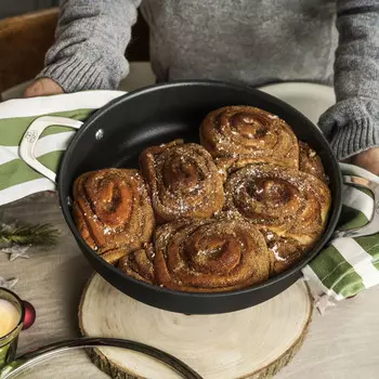 Сковорода Ballarini Alba 28см c двумя ручками и крышкой