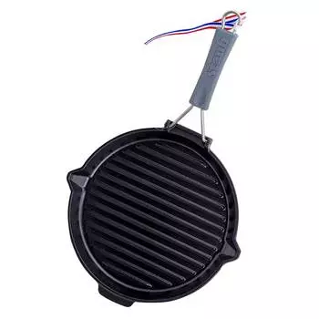 Сковорода-гриль Staub с силиконовой ручкой, 27см