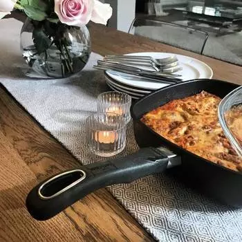 Сковорода индукционная глубокая Gastrolux 26x26см