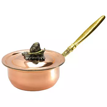 Сотейник Кольчугинский мельхиор Чеснок