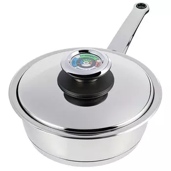 Сотейник с крышкой с термодатчиком Silga Ekologa 2л