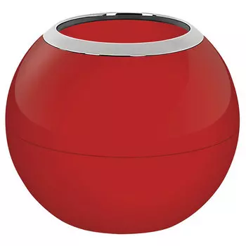 Стакан для зубной пасты Spirella Bowl, цвет: красный