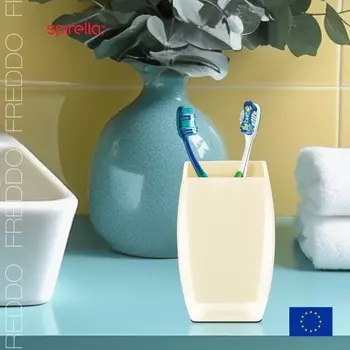 Стакан для зубных щеток Spirella Freddo, светло-бежевый