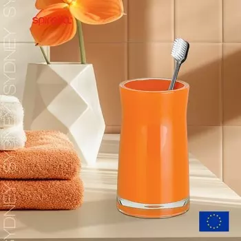 Стакан для зубных щеток Spirella Sydney, оранжевый