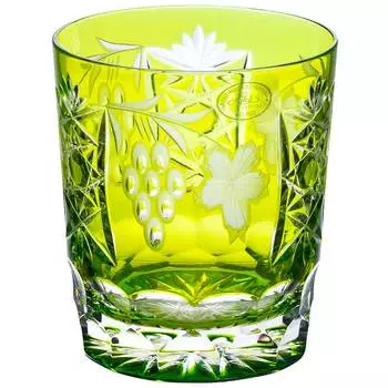 Стакан низкий Ajka Crystal Grape 390мл, светло-зеленый