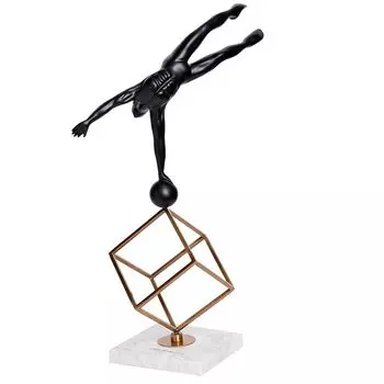 Статуэтка Гарда Декор Гимнаст на кубе-1