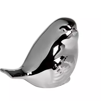 Статуэтка Гарда Декор Птичка, цвет серебряный