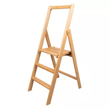 Стремянка Hoz-Block Батя 3 ступени, светлое дерево