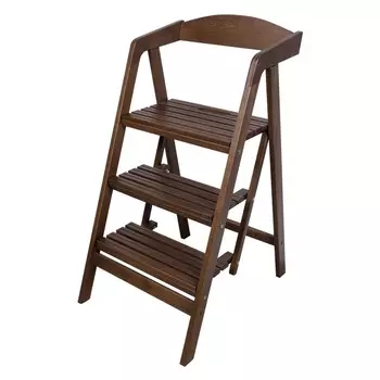 Стремянка Hoz-Block Микки 3 ступени, венге