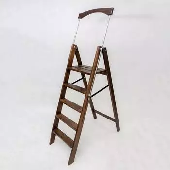 Стремянка Hoz-Block Серж 5 ступеней, венге