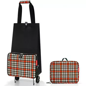 Сумка на колесиках Reisenthel Foldabletrolley glencheck red