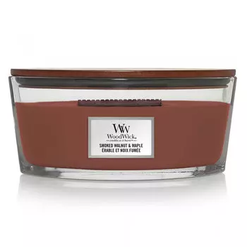 Свеча эллипс Woodwick Копченый орех и клен