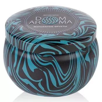 Свеча ароматическая Dom Aroma Пламя. Волшебные фрукты 125гр