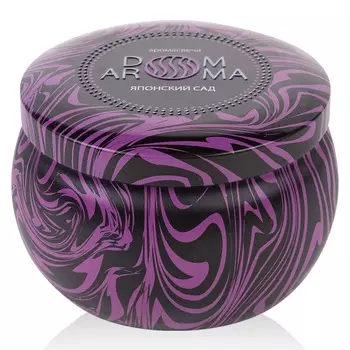 Свеча ароматическая Dom Aroma Пламя. Японский сад 125гр