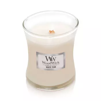 Свеча ароматическая малая Woodwick Белый тик