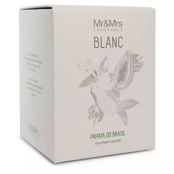 Свеча ароматическая Mr&amp;Mrs Fragrance Blanc аромат №21 Бразильская папайя