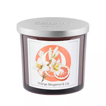 Свеча ароматическая Pernici Elementi. Апельсин бергамот и и Лилия