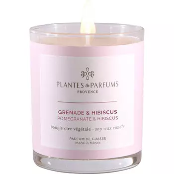 Свеча ароматическая Plantes et Parfums provence Гранат и гибискус