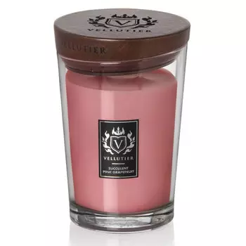 Свеча ароматическая Vellutier Succulent Pink Grapefruit 515гр