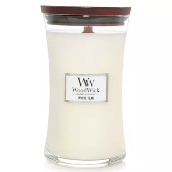 Свеча большая Woodwick Белый тик