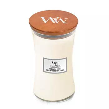 Свеча большая Woodwick Кокос и Тонка