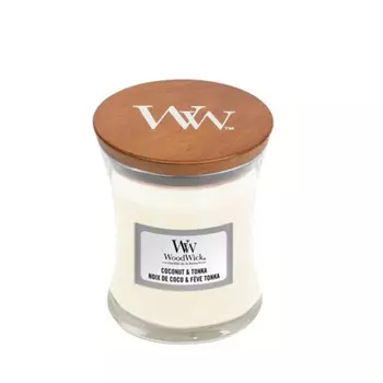 Свеча маленькая Woodwick Кокос и Тонка