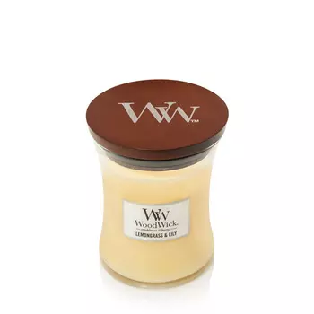 Свеча средняя Woodwick Лемонграсс и лилия