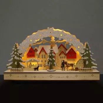 Светильник рождественский музыкальный Lampirida Марсбург