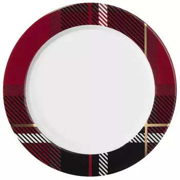 Тарелка Asa Selection Tartan 21см, цвет красный