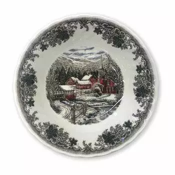 Тарелка десертная Churchill Зимняя деревня