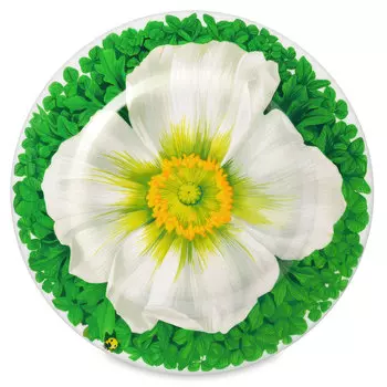 Тарелка десертная Taitu Prati Italiani, цвет белый