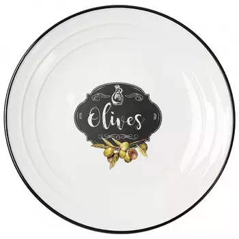 Тарелка Easy Life Kitchen Basic Oil Оливки 21,5см