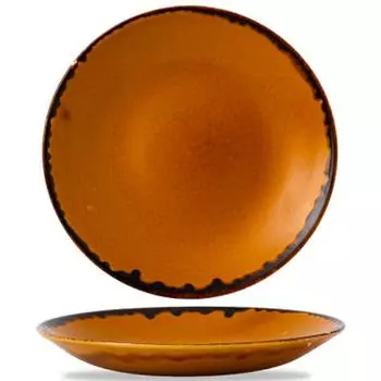 Тарелка глубокая Dudson Harvest, цвет коричневый