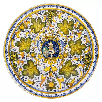 Тарелка настенная 55см Leoncini Кафаджоло