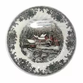 Тарелка обеденная Churchill Зимняя деревня