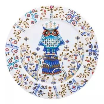 Тарелка обеденная Iittala Taika 27см, цвет белый